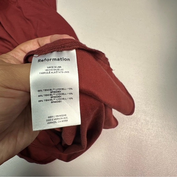 Reformation Elegant Long Sleeve Dress Size L - Picture 6 of 6